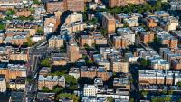 Aerial photograph of the Bronx, New York