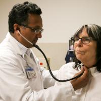 Sahil Parikh, MD, and Patient